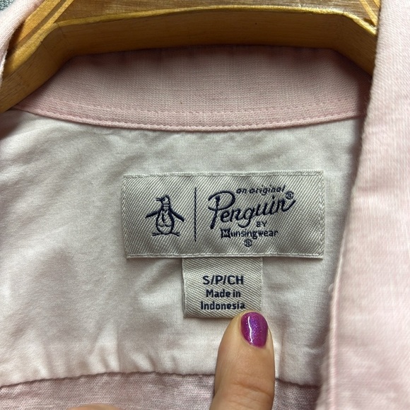 Original Penguin Light Pink Casual Button Down Shirt size small - Picture 4 of 9